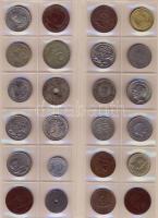 Jó világpénz tétel, 678db, régi és új, nagyon sok jobbal, sok tengerentúllal!