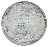 Libéria 2009. 5$ ezüstözött Cu "Nagy Hadvezérek - Savoyai Jenő" multicolor festéssel T:UNC...