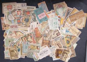 Német Birodalom/Weimari Köztársaság óriás szükségpénz (bankjegy) tétel, 1410db, kevés duplával T:I (többségében),II,III