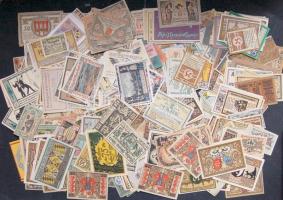 Német Birodalom/Weimari Köztársaság óriás szükségpénz (bankjegy) tétel, 1410db, kevés duplával T:I (...