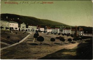 1908 Körmöcbánya, Kremnitz, Kremnica; Fő tér. Ritter Lipót I. kiadása / main square (EB)