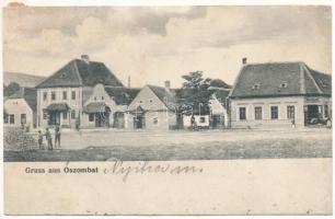 1918 Ószombat, Szobotiszt, Szobotist, Sobotiste; utca, fogyasztási szövetkezet üzlete / street, cooperative shop (r)