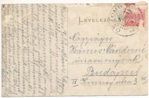 1918 Ószombat, Szobotiszt, Szobotist, Sobotiste; utca, fogyasztási szövetkezet üzlete / street, coop...