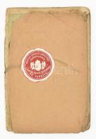 1926 Konstantinápolyi magyar követség által kiállított fényképes útlevél, hiányos borítóval, a magya...