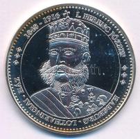 DN "Magyarország Keresztény Királyai / I. Ferenc József 1848-1916" jelzetlen Ag emlékérem kapszulában (20g/~0.333/39mm) T:PP patina, ujjlenyomat