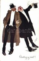 New Year drunk s: Carl Josef