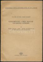 Arady Kálmán: Közlemények a régi magyar ex librisek köréből II. Exlibris-adatok a XIX. századi olvasótársaságok és kölcsönkönyvtárak történetéhez. Különlenyomat a Magyar Könyvszemle LXXVII. 1964. évi 3. számából. Bp., 1964, Akadémiai. 247-253. p. Kiadói papírkötés.