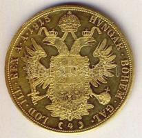 Ausztria 1915. 4D Au 13,96g T:2 kissé hajlott