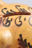 Malacpersely. Mázas kerámia, jelzett, hibátlan, m: 13,5 cm