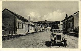 Varannó, Vranov nad Toplou; Stefániková ulica / utca, autó / street, automobile (EK)