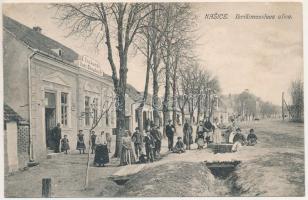 1911 Nekcse, Nasice; Ibrisimoviceva ulica, Tiskara Vatr. Novakovic / utca, Novakovic könyvnyomda üzlete és saját kiadása / street, book printing shop (r)