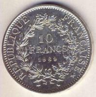 Franciaország 1969. 10Fr Ag "Herkules-csoport" T:2+