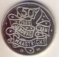 Hollandia 1994. 50G Ag "Maastrichti szerződés" T:BU k. kis ph.