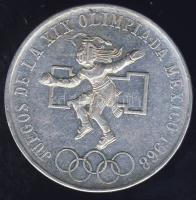 Mexikó 1968. 25P Ag "Olimpia" T:2/3