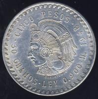 Mexikó 1947. 5P Ag T:2