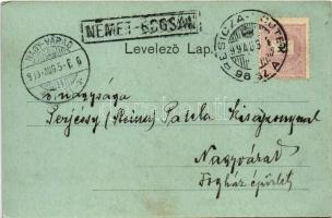 1899 (Vorläufer) Boksánbánya, Németbogsán, Deutsch-Bogsan, Bocsa Montana; látkép. Rosner Adolf kiadá...