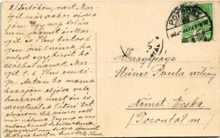 1908 Pozsony, Pressburg, Bratislava; Stredná priemyselná skola strojnícka / Műszaki szakképző ipar i...