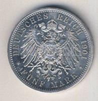 Német Birodalom/Császárság/Poroszország 1901. 5M Ag "200 éves a királyság" T:2/3 k. kis ph.