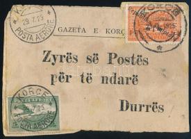 1925 Légi levél előlapja / Airmail cover front