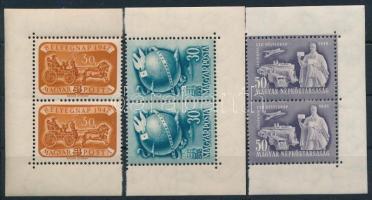 1947-1949 Bélyegnap (20.) ívsarki pár + Bélyegnap (21.) ívsarki pár + Bélyegnap (22.) ívsarki pár (9.400)