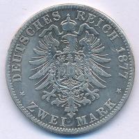 Német Államok / Poroszország 1877A 2M Ag "I. Vilmos" Berlin T:F patina, karc
German State...