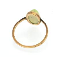 14K arany (Au) gyűrű topázzal. j.n. 2,12 g m: 54