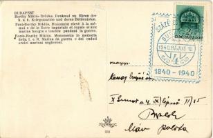 1940 Budapest, Horthy Miklós híd, Cs. és kir. haditengerészet és magyar hősi halottainak emlékműve +...