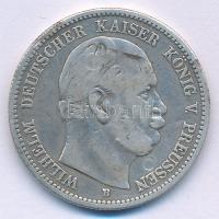 Német Államok / Poroszország 1877B 2M Ag I. Vilmos Hannover T:F patina German States / Prussia 1877B 2 Mark Ag Wilhelm I Hanover C:F patina Krause KM#506