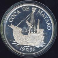 Spanyolország 1996. 5Ecu Ag "Coca de Mataro-hajó" T:PP