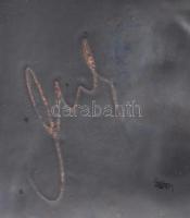 Mihály Béla ikebana, kerámia, jelzett, hibátlan, 18x10 cm