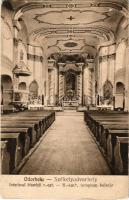 1926 Székelyudvarhely, Odorheiu Secuiesc; Interiorul bisericii r.-cat. / Római katolikus templom, belső / Catholic church, interior (EK)