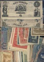 1852-től 111 klf bankjegy, benne emigrációs "Kossuth-bankó", Osztrák-Magyar Bank, jobbak T:II,II/III