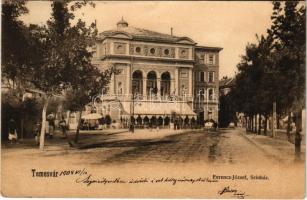 1904 Temesvár, Timisoara; Ferenc József színház / theatre (EK)