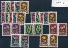 1951 5 db Virág (II.) sor, közte párok (10.000)