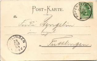 1904 Kemnath, Handlung von Wilh. Kohler, Gasthaus zum Lamm von Friedr. Bauer / shop and hotel (EK)