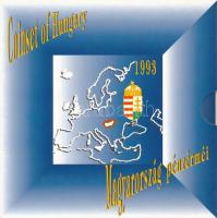 1993. 10f-200Ft (11xklf) forgalmi sor dísztokban, több lapos verzió, benne 200Ft Ag "MNB"....