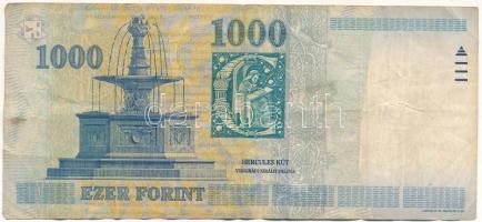 1998. 1000Ft "DE" T:F egyik sarka visszaragasztva