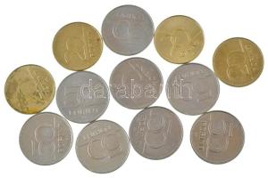 2004-2020. 50Ft Cu-Ni (8xklf) emlékkiadások + 2020. 20Ft Cu-Ni "Tisztelet a hősöknek" (4x)...