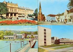 Kb. 85 db MODERN magyar város képeslap vegyes minőségben / Cca. 85 modern Hungarian town-view postcards