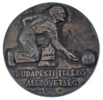 1949. "Budapesti Tekéző Alszövetség" egyoldalas öntött bronz emlékérm, hátoldalán "1949. 8-as csapat I." gravírozással. Szign.: MF (77mm) T:XF patina