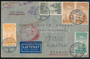 1935 Légi levél Brazíliába / Airmail cover to Brasil