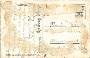 Mezőtelegd, Tileagd; Római katolikus templom / church (ragasztónyom / gluemarks)