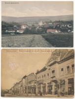 10 db RÉGI magyar város képeslap vegyes minőségben / 10 pre-1945 Hungarian town-view postcards in mixed quality