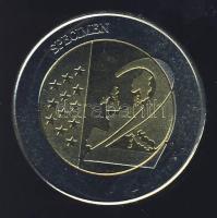 San Marino 2007. 2€ "Római szerződés" próbaveret! tanúsítvánnyal T:BU