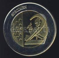 San Marino 2007. 2€ "50 éves a római szerződés" próbaveret! T:BU