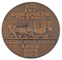 Csehszlovákia 1978. "František Josef Gerstner / 150 éves a lóvasút České Budějovice és Linz köz...