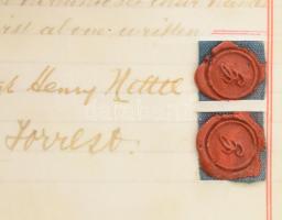 1904 Angol nyelvű szerződés ingatlan bérbeadásáról, George Henry Nettle és James Forrest felek közöt...