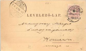 1899 (Vorläufer) Segesvár, Schässburg, Sighisoara; megyeház. Zeidner H. kiadása, Schäser A. fénynyom...