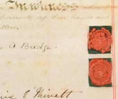 1907 Angol nyelvű szerződés ingatlan bérbeadásáról, Sophia Alice Budge és Annie Eliza Rivett felek k...