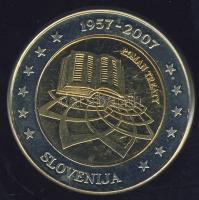 Szlovénia 2007. 2€ "Római szerződés" próbaveret! T:BU